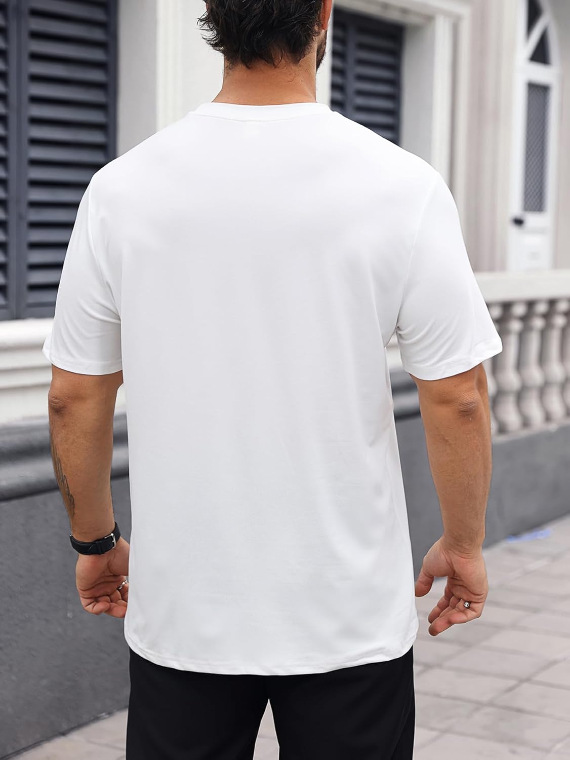 SOLY HUX Men's Graphic Tees Crew Neck T Shirts Short Sleeve T-Shirts Casual Summer Streetwear