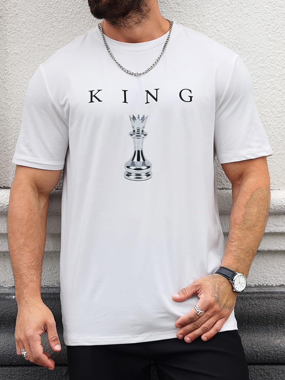 SOLY HUX Men's Graphic Tees Crew Neck T Shirts Short Sleeve T-Shirts Casual Summer Streetwear